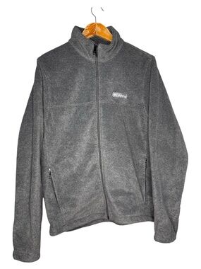 Columbia Steens Mountain 2.0 Fleece Jacket Mens Medium Charcoal Grey Full Zip M